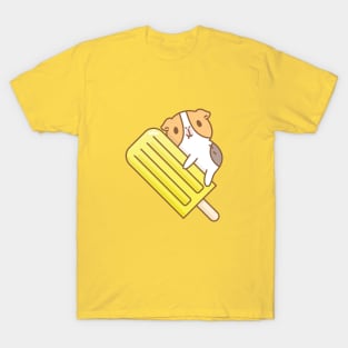 Guinea pig and yellow ice pop T-Shirt